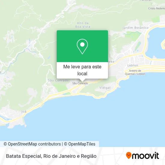 Batata Especial mapa