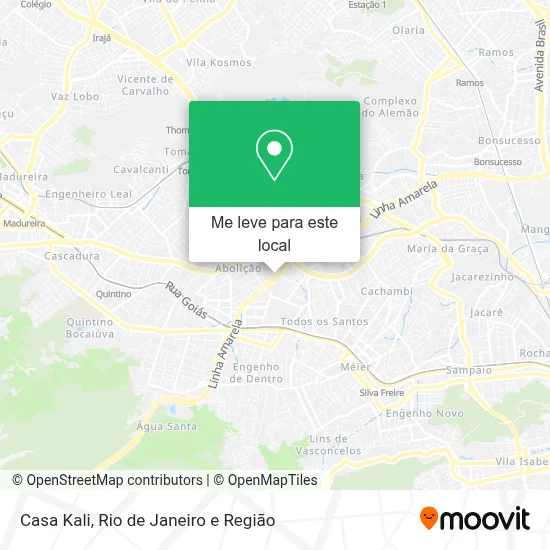 Casa Kali mapa