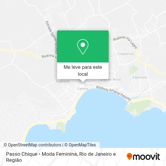 Passo Chique • Moda Feminina mapa