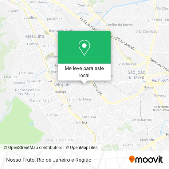 Nosso Fruto mapa