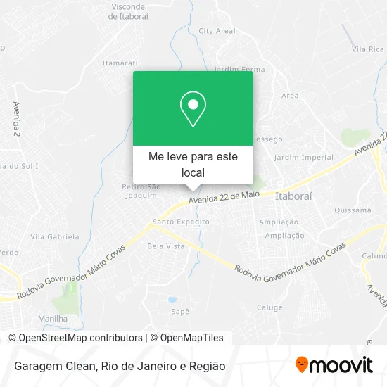 Garagem Clean mapa