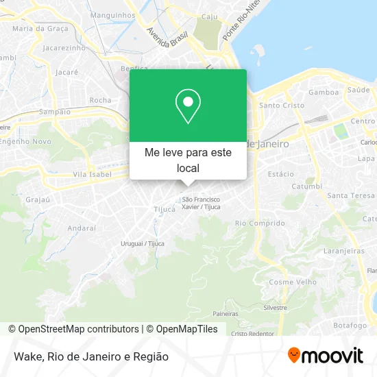 Wake mapa