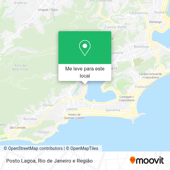 Posto Lagoa mapa