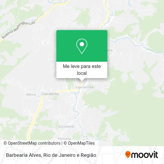 Barbearia Alves mapa