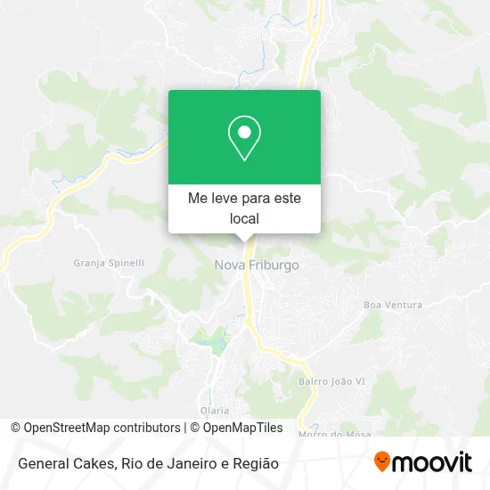 General Cakes mapa