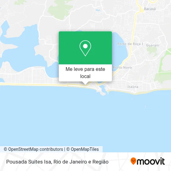 Pousada Suites Isa mapa