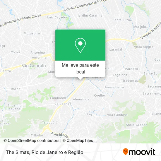 The Simas mapa