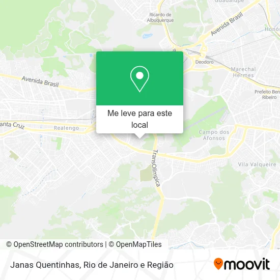 Janas Quentinhas mapa