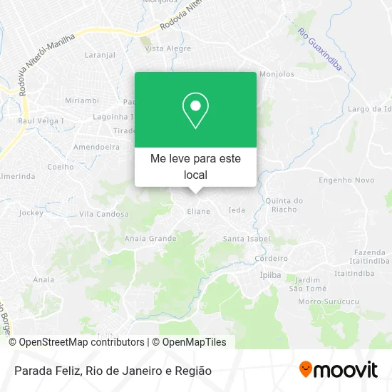 Parada Feliz mapa