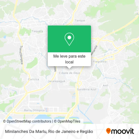 Minilanches Da Marlu mapa