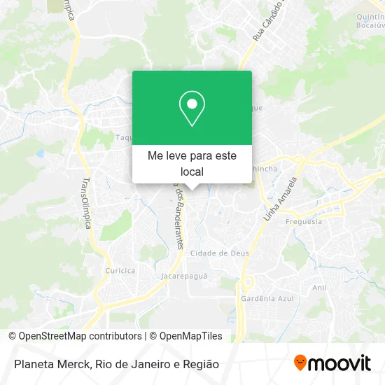 Planeta Merck mapa