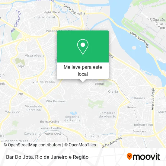 Bar Do Jota mapa