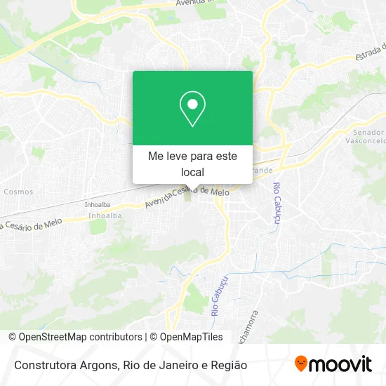 Construtora Argons mapa