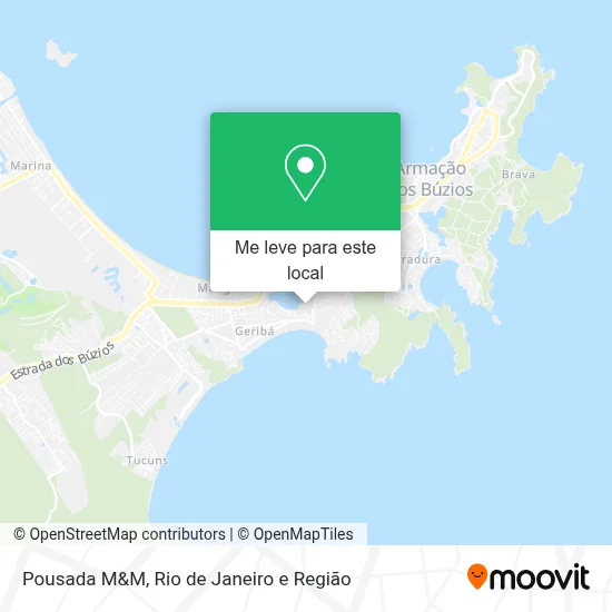 Pousada M&M mapa