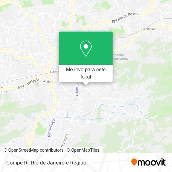 Conipe Rj mapa
