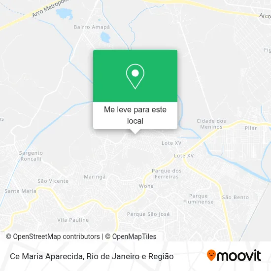 Ce Maria Aparecida mapa