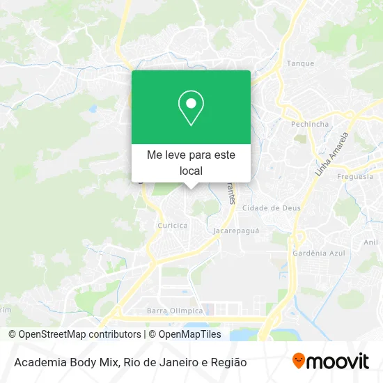 Academia Body Mix mapa