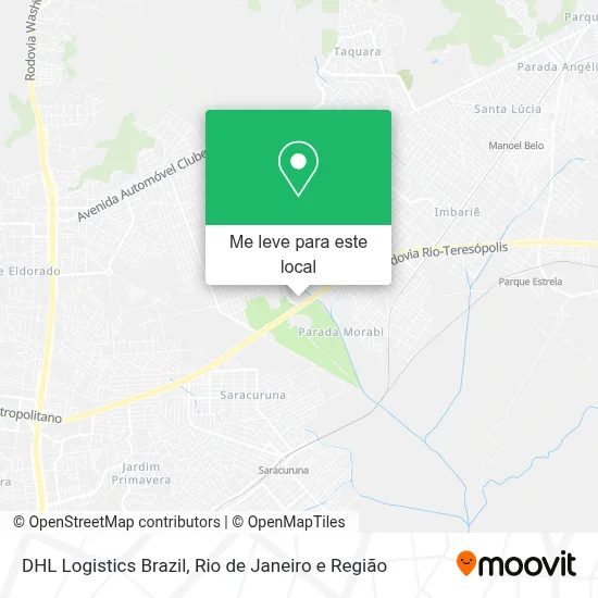 DHL Logistics Brazil mapa