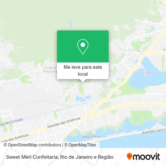 Sweet Meri Confeitaria mapa