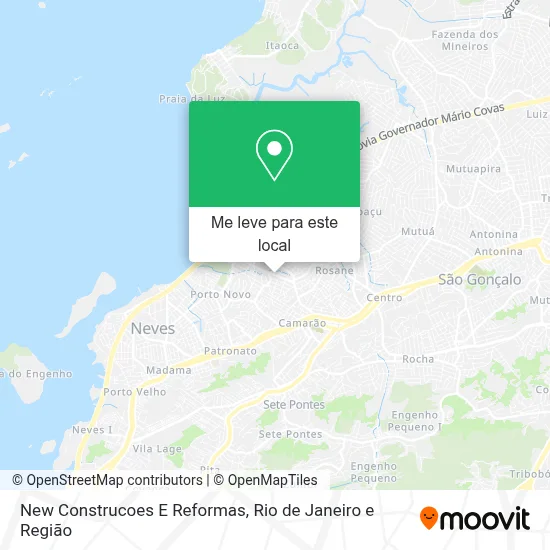 New Construcoes E Reformas mapa