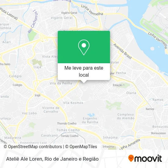 Ateliê Ale Loren mapa