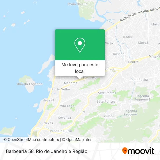 Barbearia 58 mapa