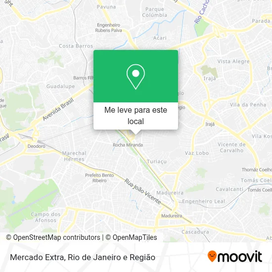 Mercado Extra mapa