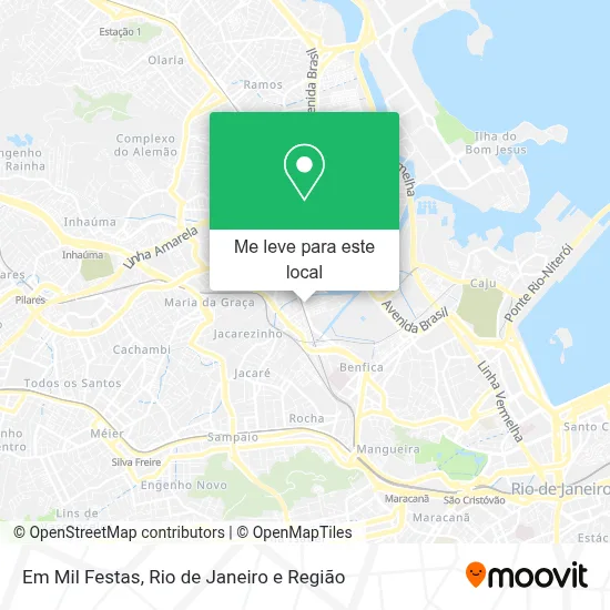 Em Mil Festas mapa