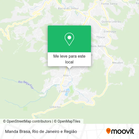 Manda Brasa mapa
