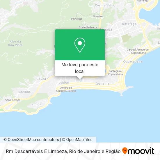 Rm Descartáveis E Limpeza mapa