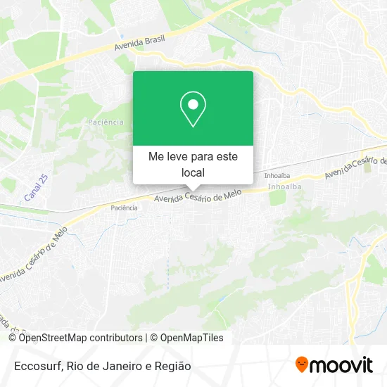 Eccosurf mapa