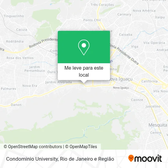 Condominio University mapa