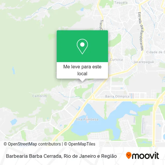Barbearia Barba Cerrada mapa