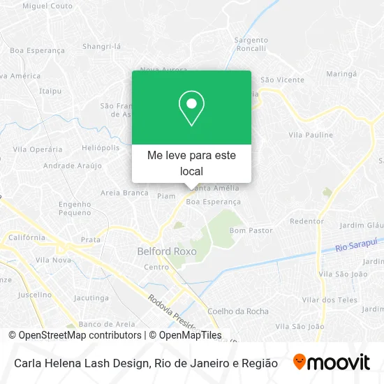 Carla Helena Lash Design mapa