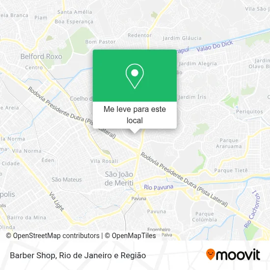 Barber Shop mapa