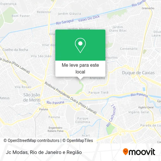 Jc Modas mapa