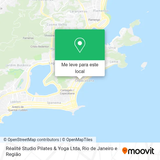 Réalité Studio Pilates & Yoga Ltda mapa