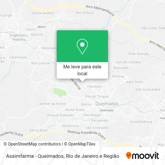 Assimfarma - Queimados mapa