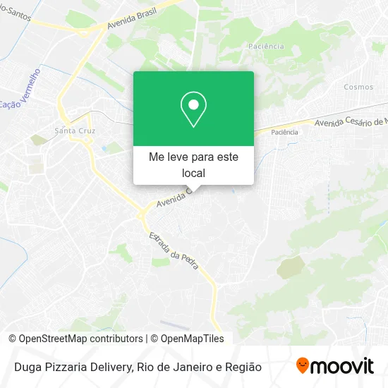 Duga Pizzaria Delivery mapa