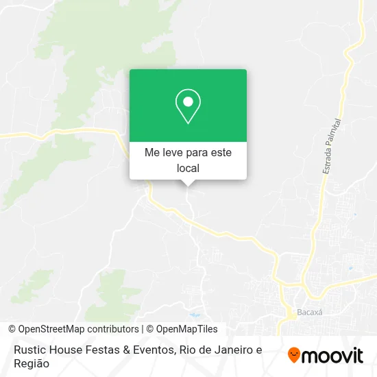 Rustic House Festas & Eventos mapa