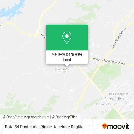 Rota 54 Pastelaria mapa