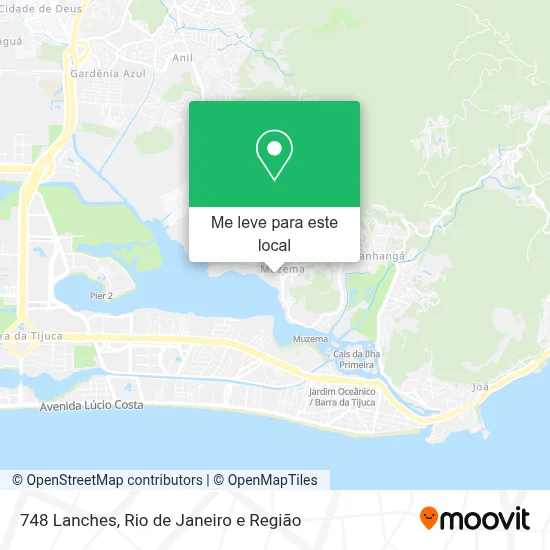 748 Lanches mapa