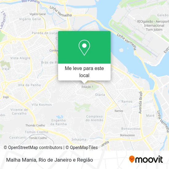 Malha Mania mapa