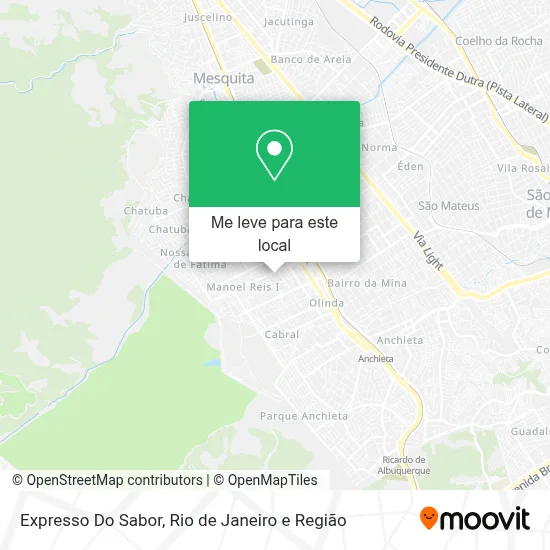 Expresso Do Sabor mapa