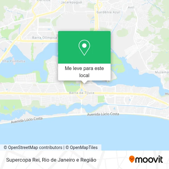 Supercopa Rei mapa