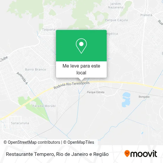 Restaurante Tempero mapa