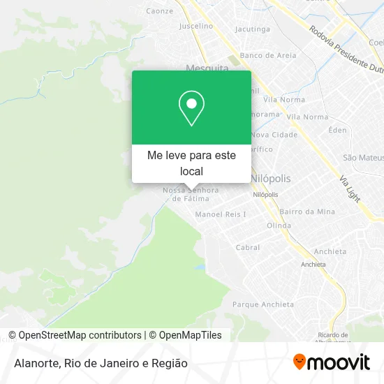 Alanorte mapa