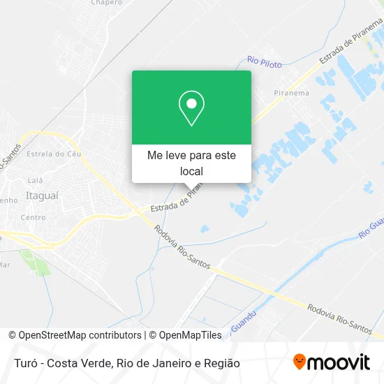 Turó - Costa Verde mapa