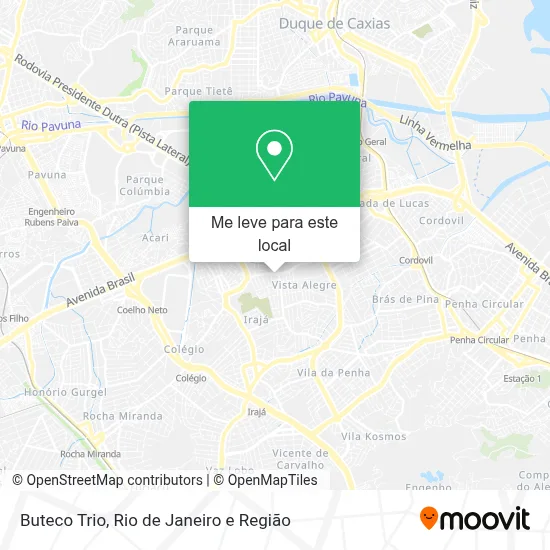 Buteco Trio mapa