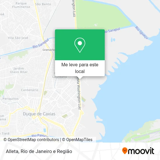 Alleta mapa
